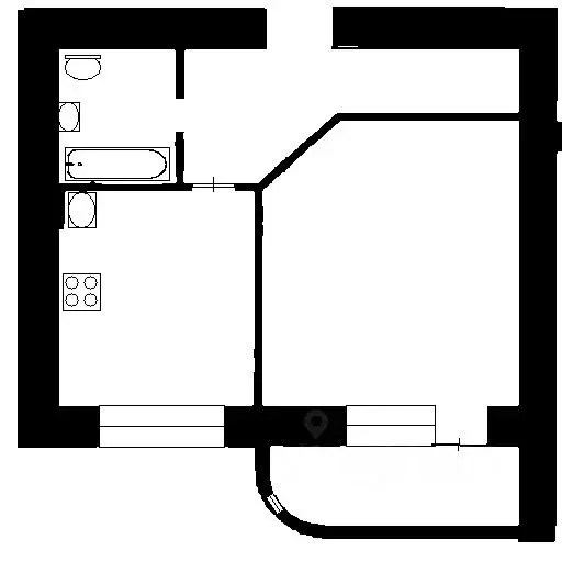 1-к кв. Башкортостан, Уфа Краснодонская ул., 3 (42.0 м) - Фото 2