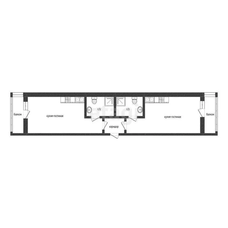 2-комнатная квартира: Иркутск, Дальневосточная улица, 29/1 (49.3 м) - Фото 1