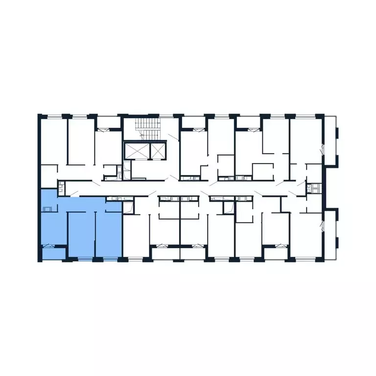 2-комнатная квартира: Новоселье, Центральная улица, 30к2 (51.7 м) - Фото 2