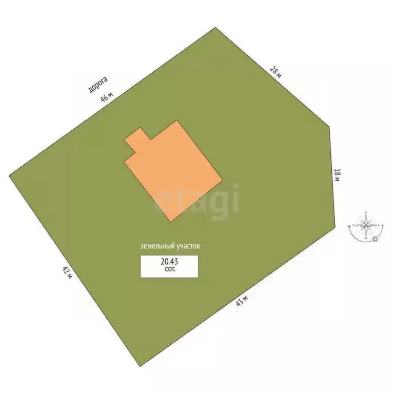 Участок в Вологодская область, д. Новое (Лесковский сельсовет), ... - Фото 2