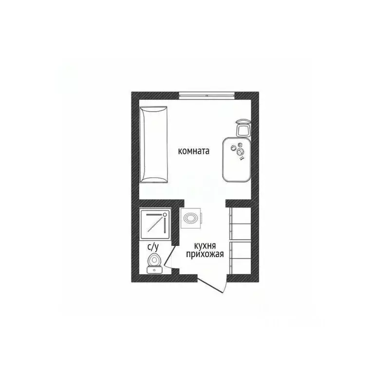 Студия Приморский край, Владивосток ул. Адмирала Кузнецова, 59 (14.2 ... - Фото 1