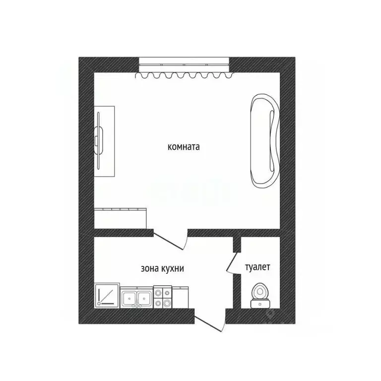 Комната Смоленская область, Сафоново Завода ГМП мкр, 22 (20.1 м) - Фото 1