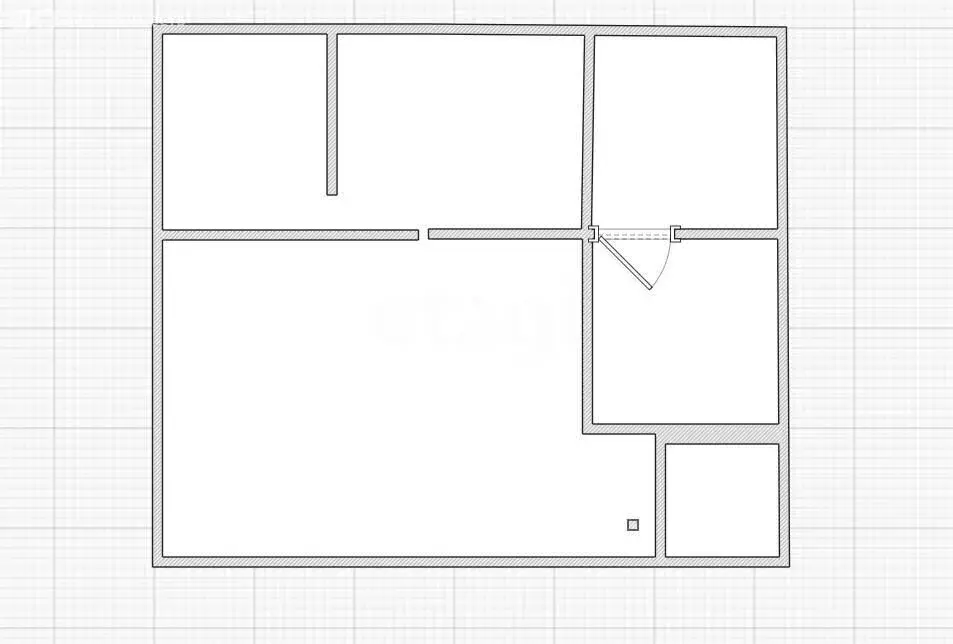 2-комнатная квартира: Карабулак, улица Осканова, 22 (60 м) - Фото 1