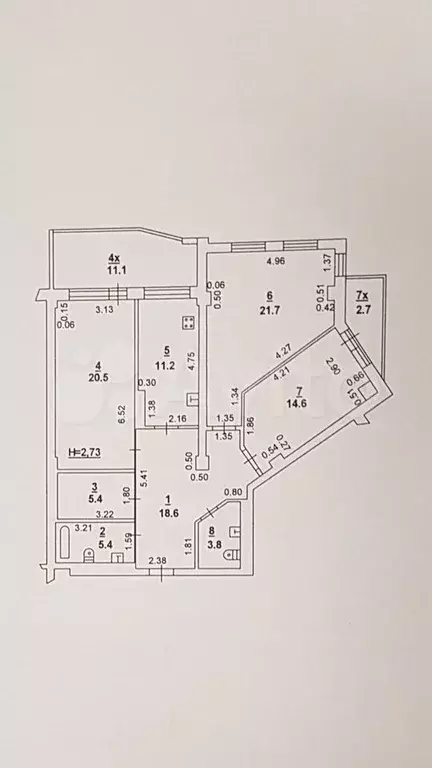 3-к. квартира, 110 м, 12/16 эт. - Фото 0