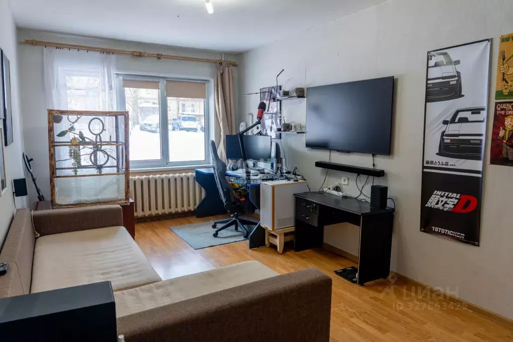 2-к кв. Карелия, Петрозаводск Московская ул., 13 (43.4 м) - Фото 1