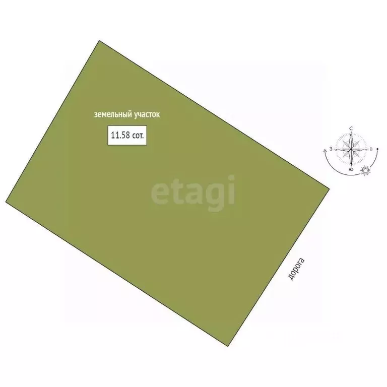 Участок в Вологодская область, д. Токарево (Спасский сельсовет) ул. ... - Фото 2