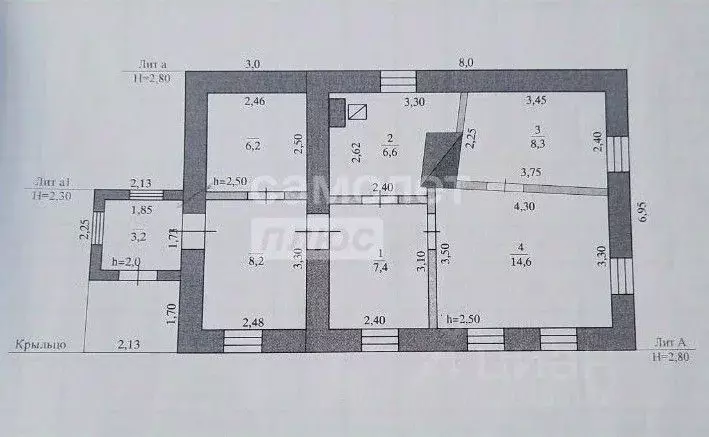 Дом в Липецкая область, Усманский муниципальный округ, с. Березняговка ... - Фото 2