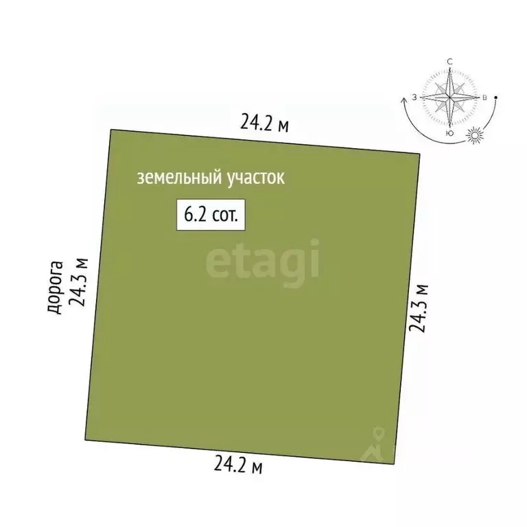 Участок в Крым, Феодосия ул. Интернациональная (6.22 сот.) - Фото 2