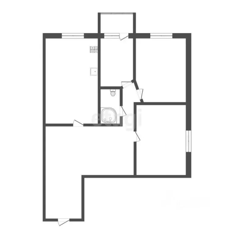 3-к кв. Мордовия, Саранск ул. Кочкуровская, 5 (81.9 м) - Фото 2