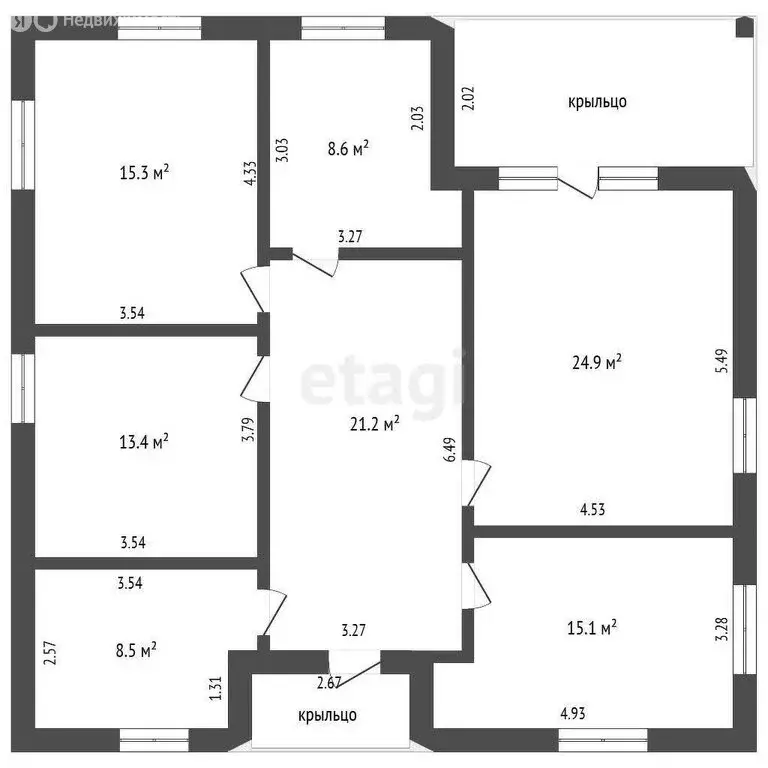 Дом в посёлок Круглое Поле, улица Дружбы (112.8 м) - Фото 1