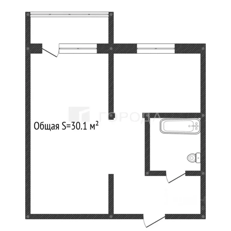1-к кв. Кемеровская область, Междуреченск просп. 50 лет Комсомола, 9 ... - Фото 2