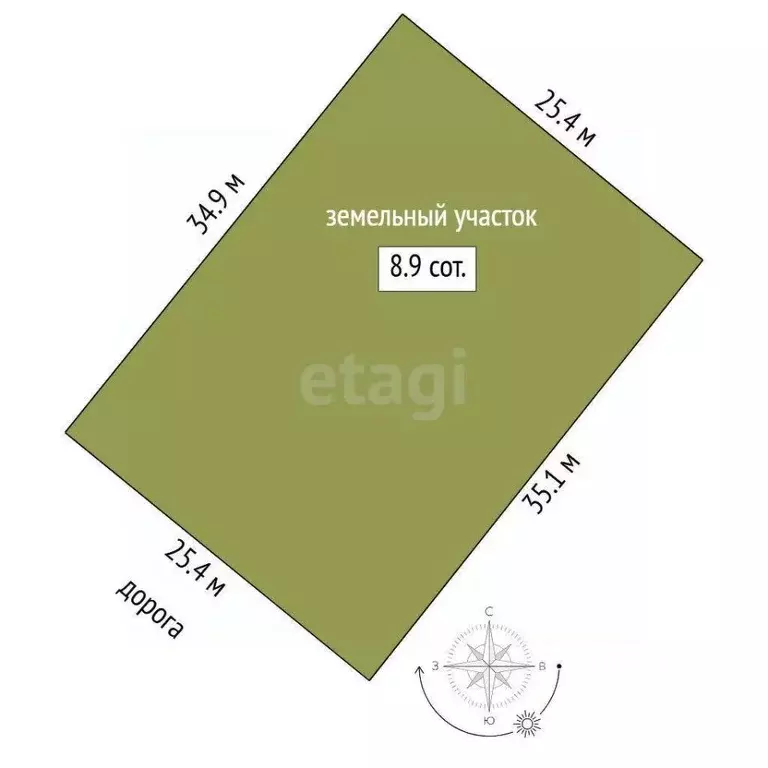 Участок в Тюменская область, Тюменский муниципальный округ, ... - Фото 1