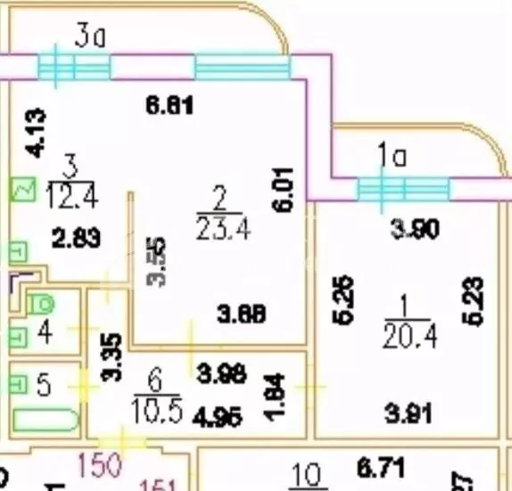 2-к кв. Москва ул. Маршала Тухачевского, 55 (72.1 м) - Фото 1