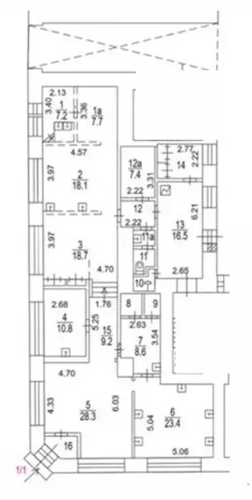 Помещение свободного назначения в Москва Милютинский пер., 19/4С1 (177 ... - Фото 2