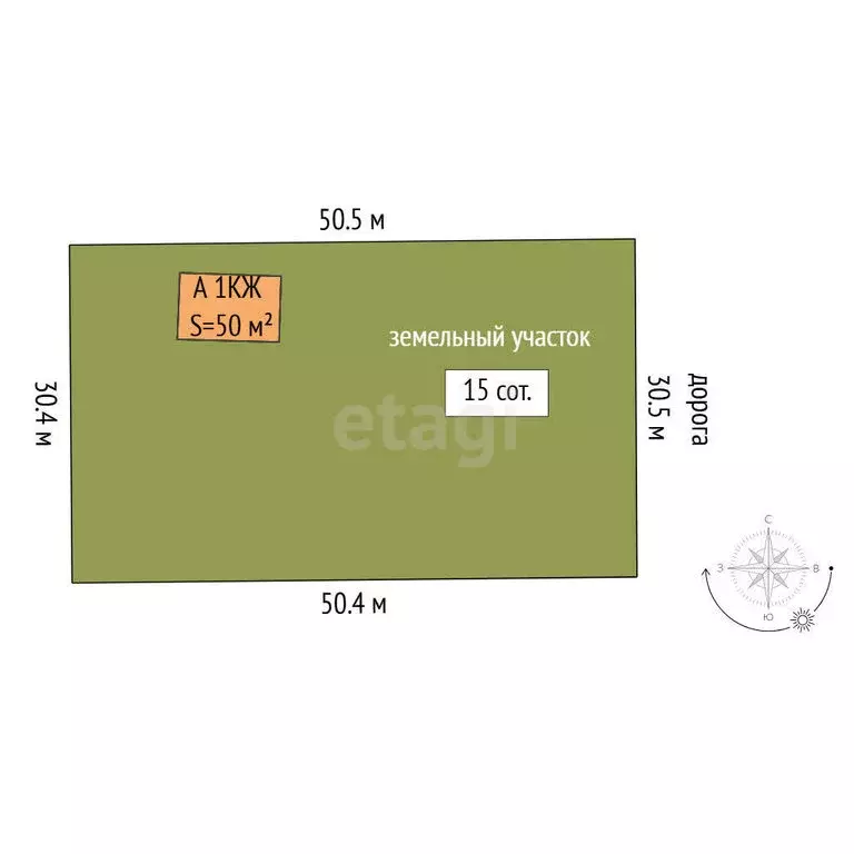 Дом в село Муллаши, Юбилейная улица (50 м) - Фото 1