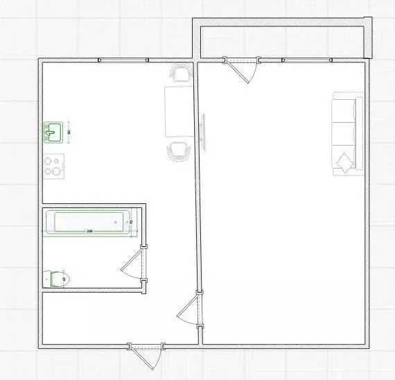 1-к кв. Костромская область, Красносельский район, Шолоховское с/пос, ... - Фото 2