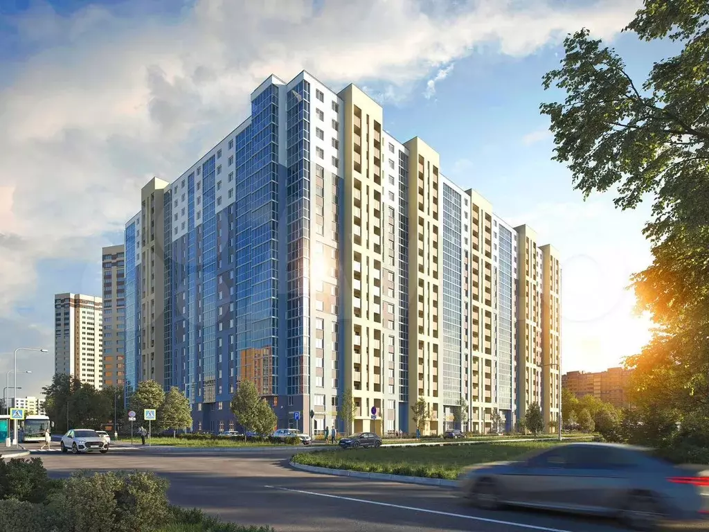 Квартира-студия, 28,3 м, 3/19 эт. - Фото 1