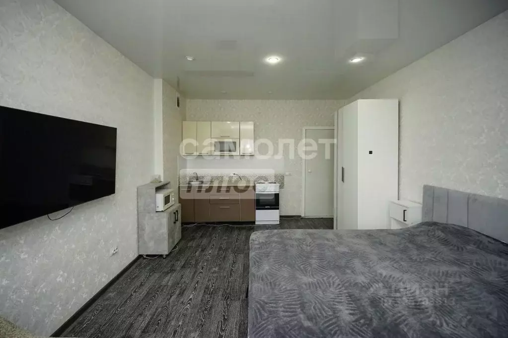 Студия Омская область, Омск ул. 5-я Линия, 227Ак2 (28.4 м) - Фото 0