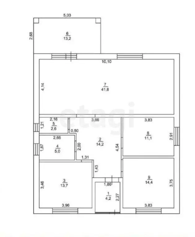 Дом в Ивановский сельсовет, СНТ Заря, Цветочная улица (120 м) - Фото 1