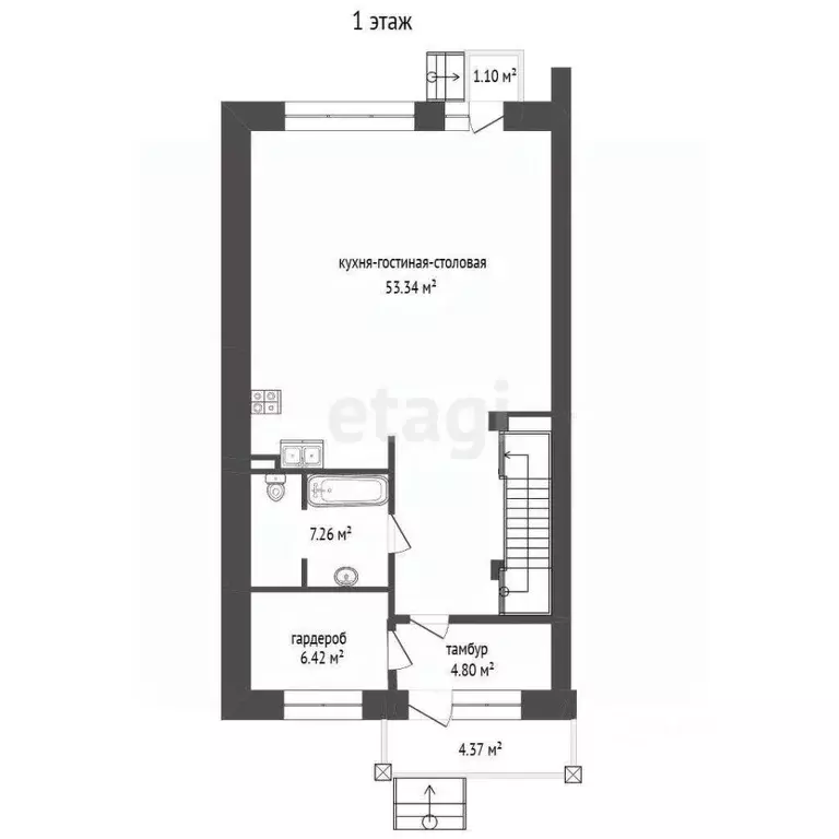 Таунхаус в Ярославская область, Ярославль ул. 6-я Яковлевская, 6 (165 ... - Фото 2