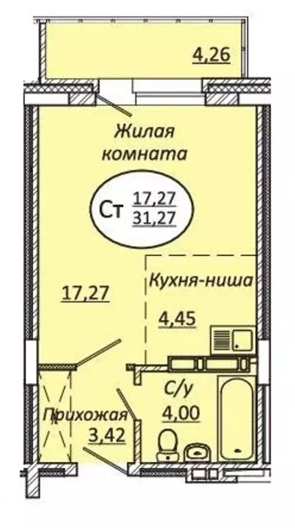 Студия Новосибирская область, Новосибирск ул. Авиастроителей, 18 ... - Фото 0