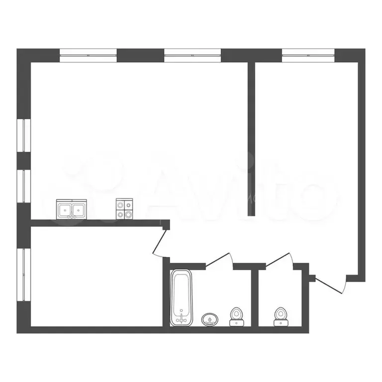 2-к. квартира, 69 м, 7/9 эт. - Фото 0