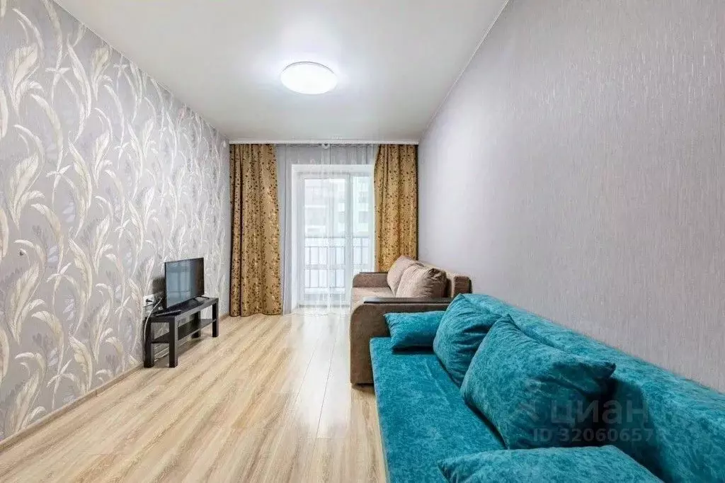 1-к кв. Татарстан, Казань ул. Николая Ершова, 66В (34.0 м) - Фото 1