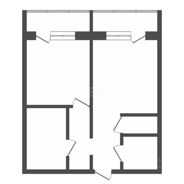 2-к кв. Ханты-Мансийский АО, Сургут ул. Александра Усольцева, 26 (47.5 ... - Фото 2