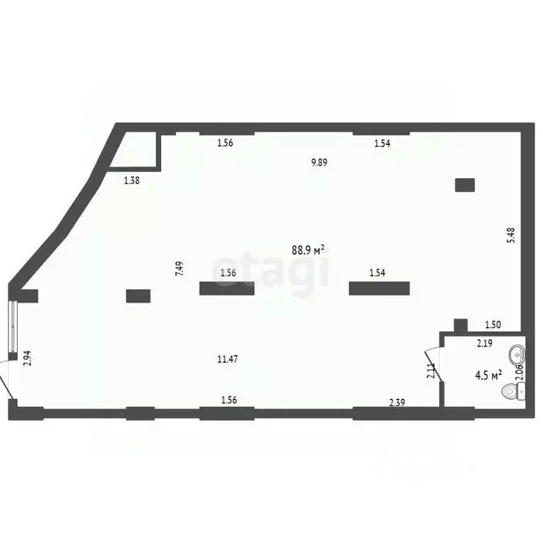 Помещение свободного назначения в Тюменская область, Тюмень Тарманы ... - Фото 2