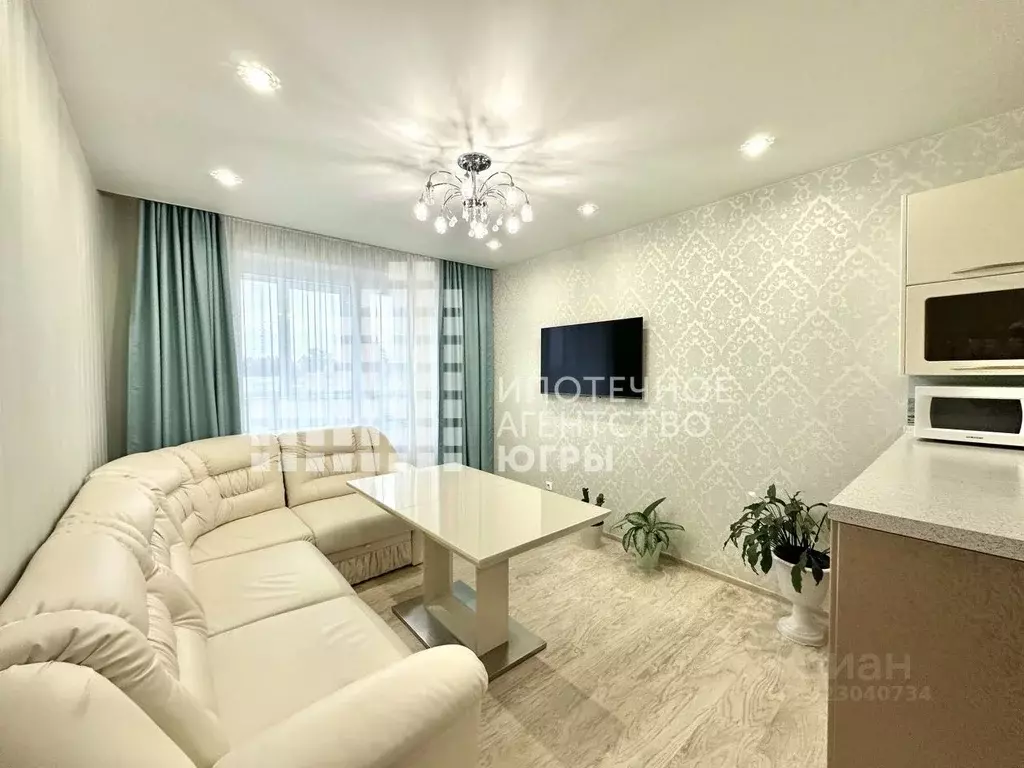 1-к кв. Ханты-Мансийский АО, Ханты-Мансийск ул. Шевченко, 51 (42.0 м) - Фото 2