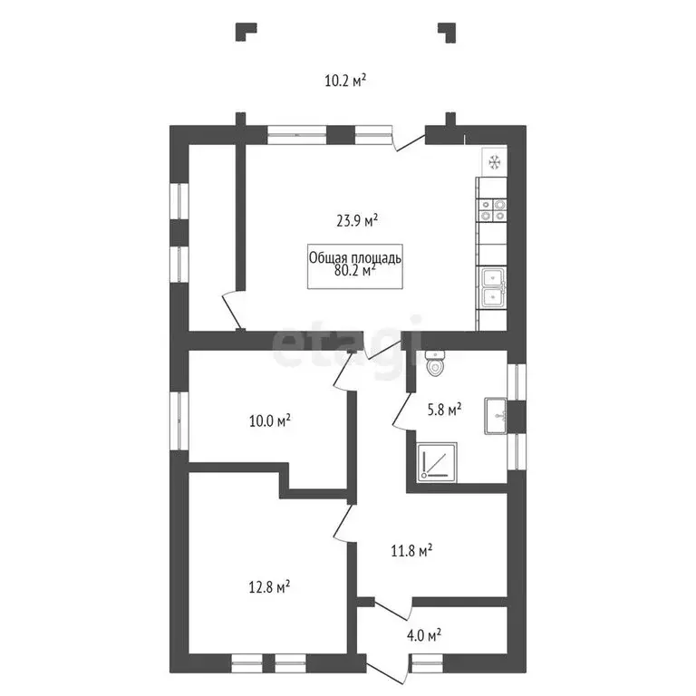 Дом в Элитный, Рябиновая улица (155 м) - Фото 0