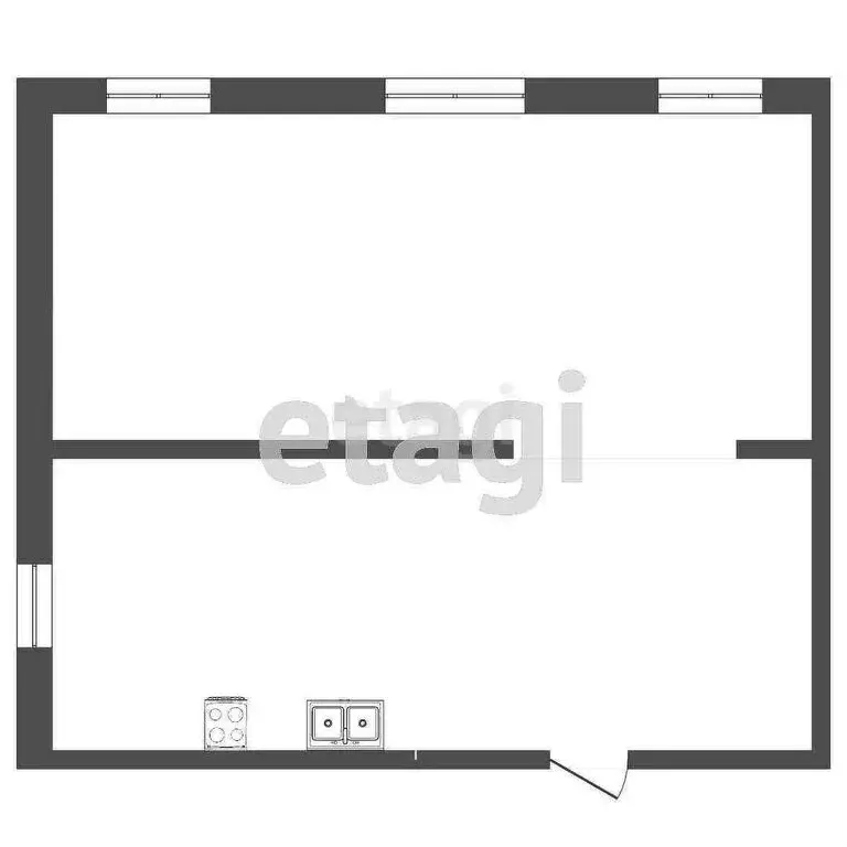 Дом в село Кундравы, улица Труда (38.5 м) - Фото 0