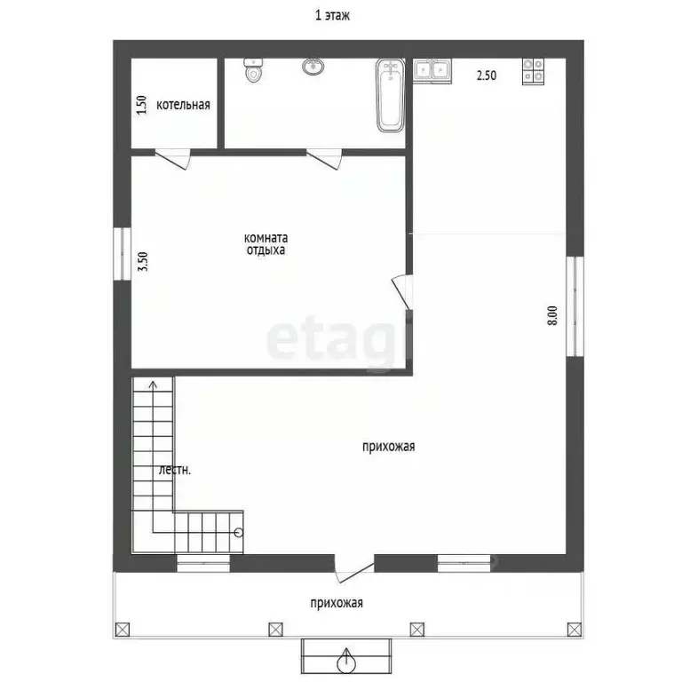 Дом в Тюменская область, Нижнетавдинский муниципальный округ, Геолог-2 ... - Фото 2