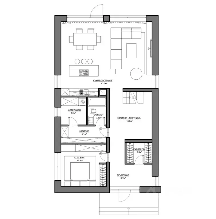 Коттедж в Московская область, Химки Новогорск Клаб кп,  (200 м) - Фото 2