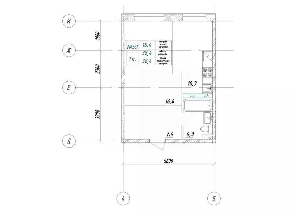 1-к кв. Приморский край, Большой Камень ул. Ленина, 14 (38.4 м) - Фото 1