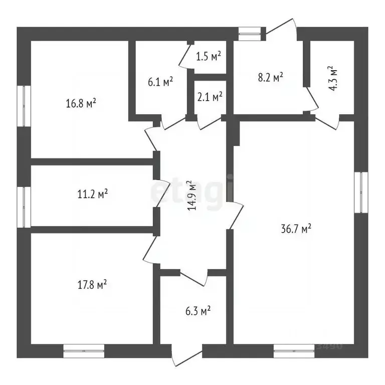 Дом в Воронежская область, Воронеж ул. Октябрьская, 297Б (132 м) - Фото 1