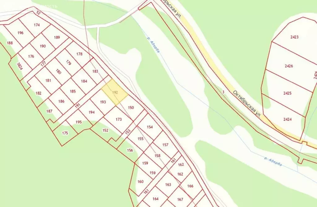 Участок в село Адербиевка, Октябрьская улица (5 м) - Фото 2