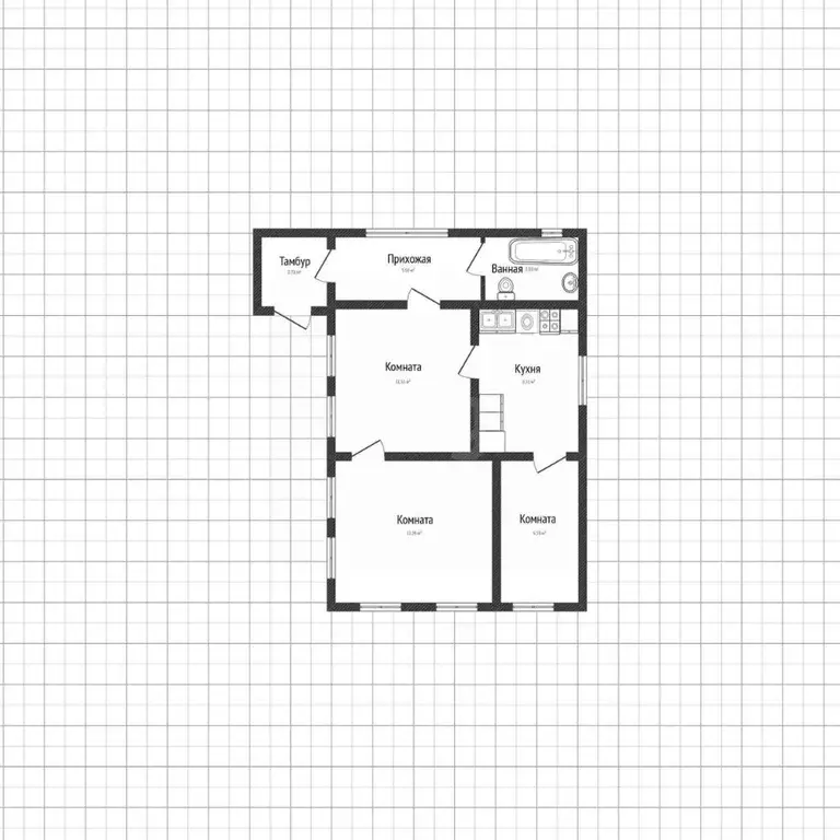 Дом в Адыгея, Майкоп Школьная ул. (49 м) - Фото 2