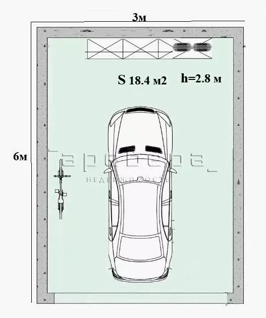 Гараж в Красноярский край, Красноярск Свердловская ул., 49/1 (18 м) - Фото 1
