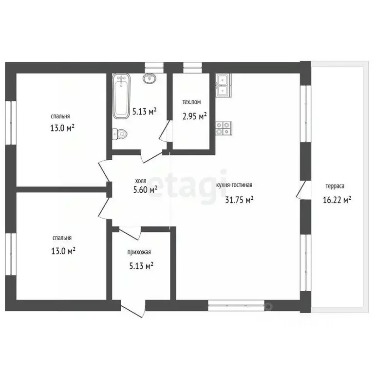 Дом в Московская область, Щелково городской округ, с. Трубино, ... - Фото 2