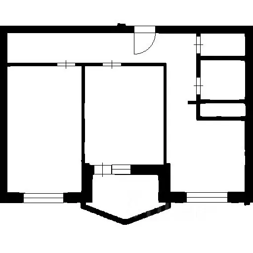 1-к кв. Московская область, Раменское ул. Крымская, 11 (43.0 м) - Фото 2
