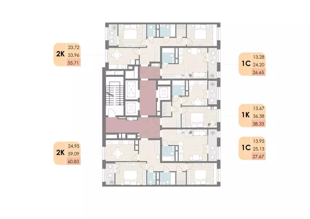 Студия Московская область, Котельники  (26.65 м) - Фото 1