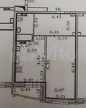 1-к. квартира, 48 м, 4/20 эт. - Фото 0