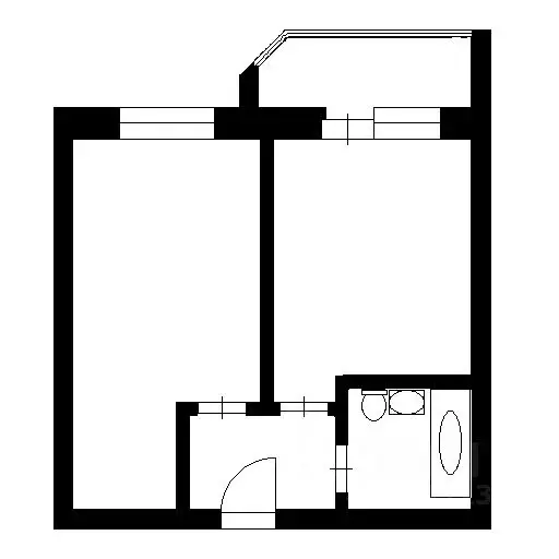1-к кв. Новосибирская область, Новосибирск Весенний мкр, ул. Заречная, ... - Фото 2
