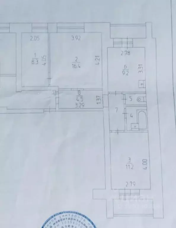 3-к кв. Пермский край, Пермь Социалистическая ул., 24 (56.4 м) - Фото 2