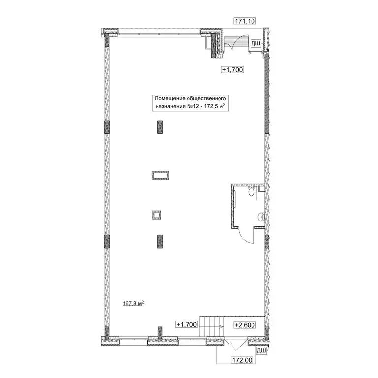 Офис (172.5 м) - Фото 2