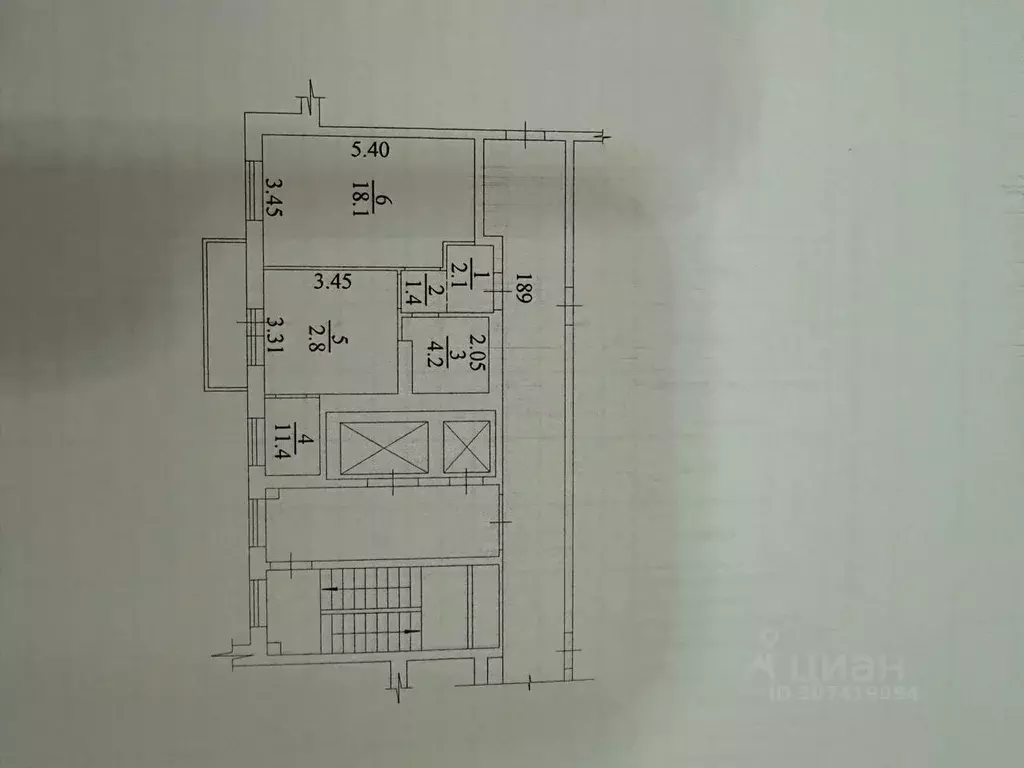 1-к кв. Новосибирская область, Новосибирск ул. Титова, 232/3 (40.0 м) - Фото 1