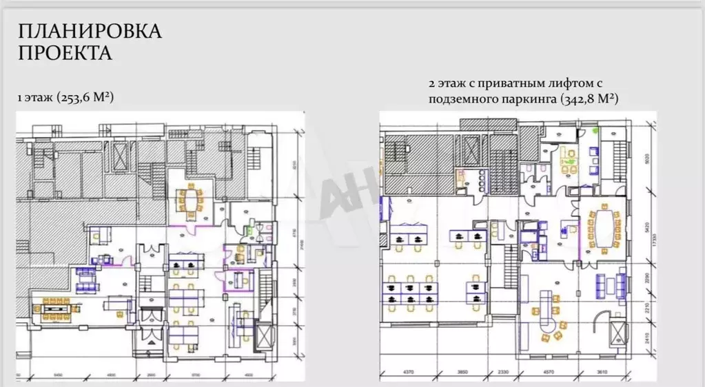 Аренда офиса 595 м2 м. Цветной бульвар в цао в - Фото 0