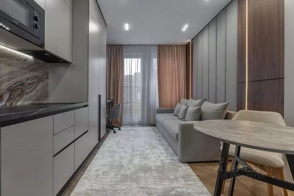 Студия Москва Новоостаповская ул., 20 (21.0 м) - Фото 1