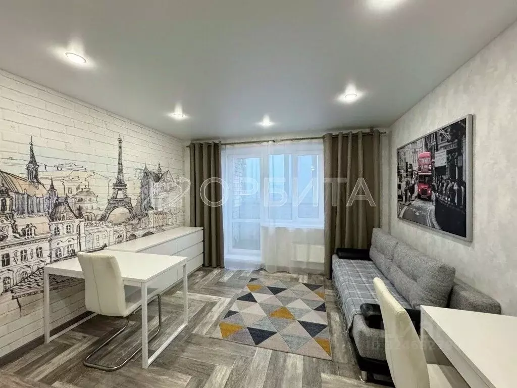 Студия Тюменская область, Тюмень ул. Тимофея Чаркова, 28 (23.8 м) - Фото 1